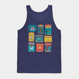 Vintage Canned Goods - fun design by Cecca Designs Tank Top